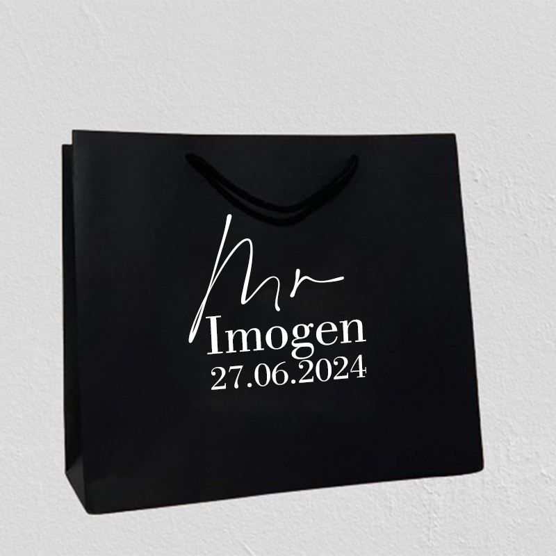 Men'S Grooming Package For Wedding - Personalised Name Groomsmen Gift Bag Best