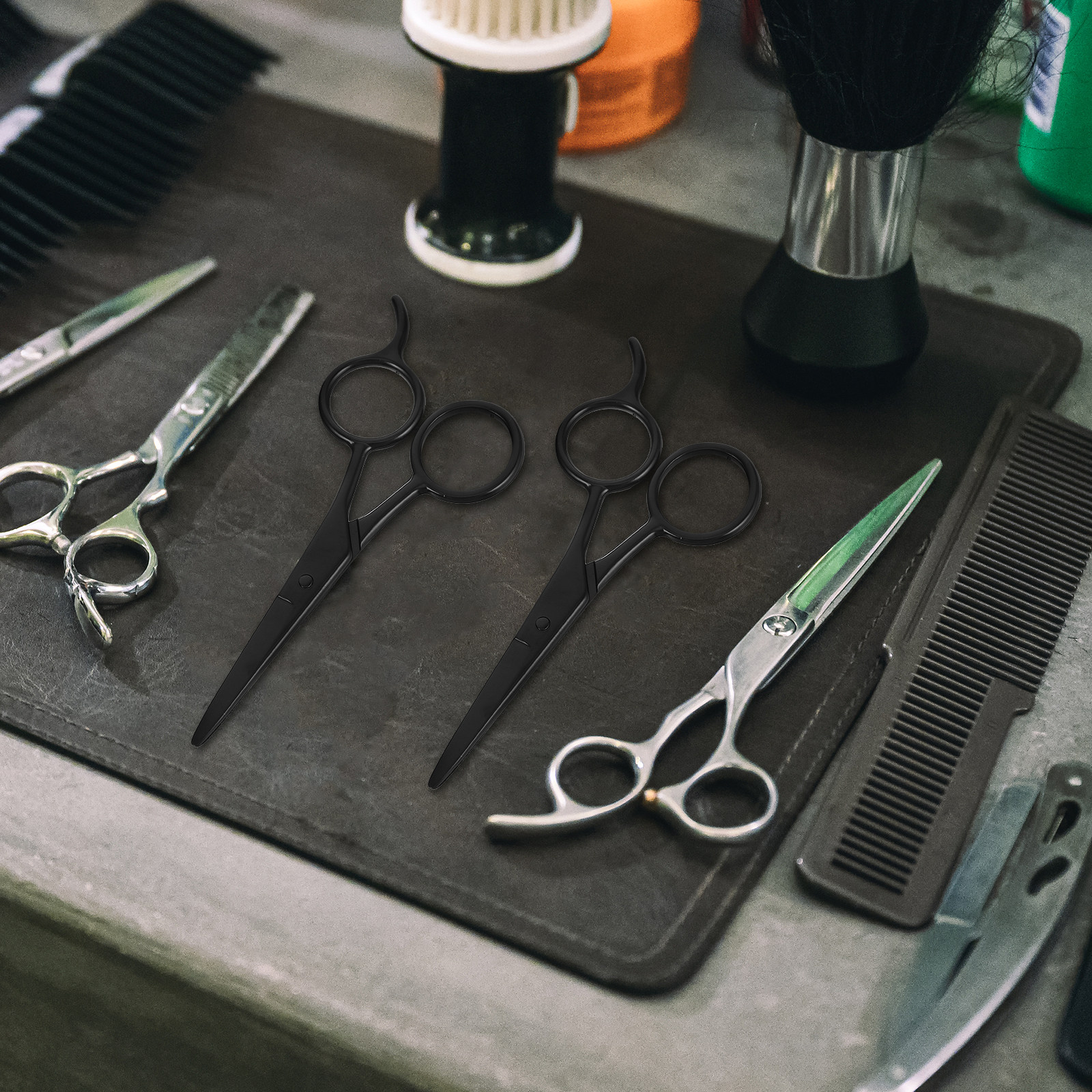 Men'S Grooming Eyebrow Shape - 2Pcs Stainless Steel Beard Shaping Scissors