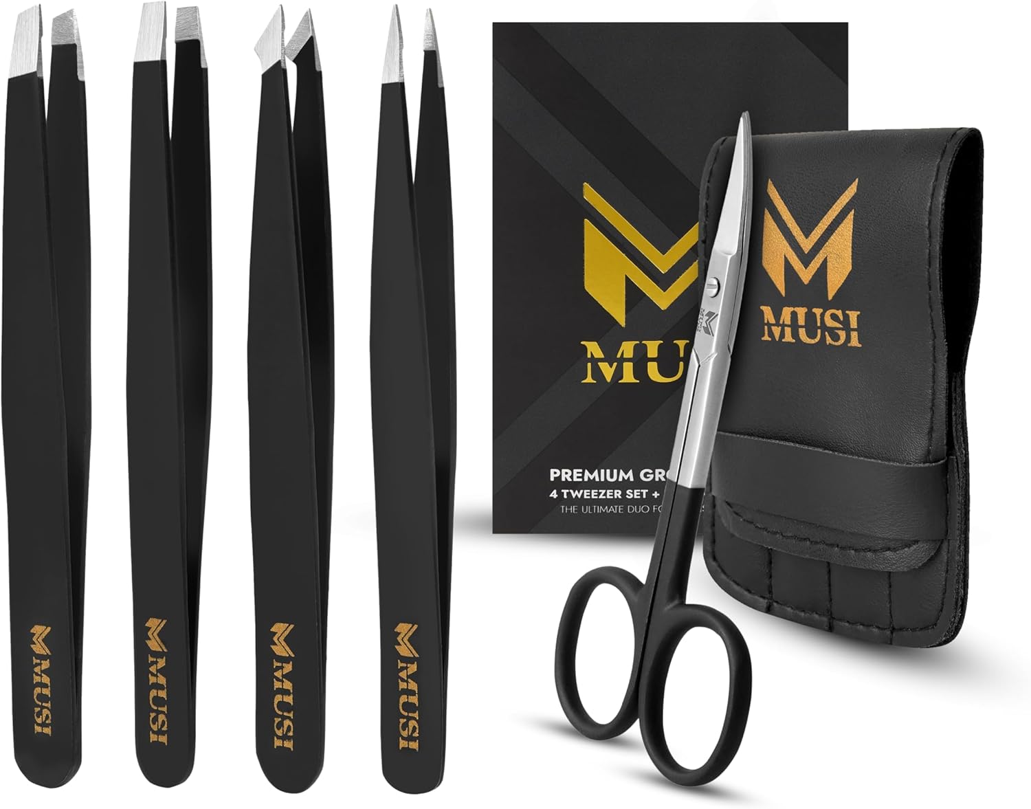 Men'S Grooming Eyebrow Shape - Precision Tweezers Kit for Eyebrow Shaping