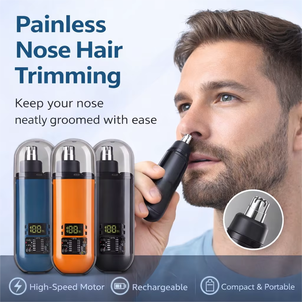 Men'S Grooming Room - Nose Hair Trimmer Rechargeable Electric Nose