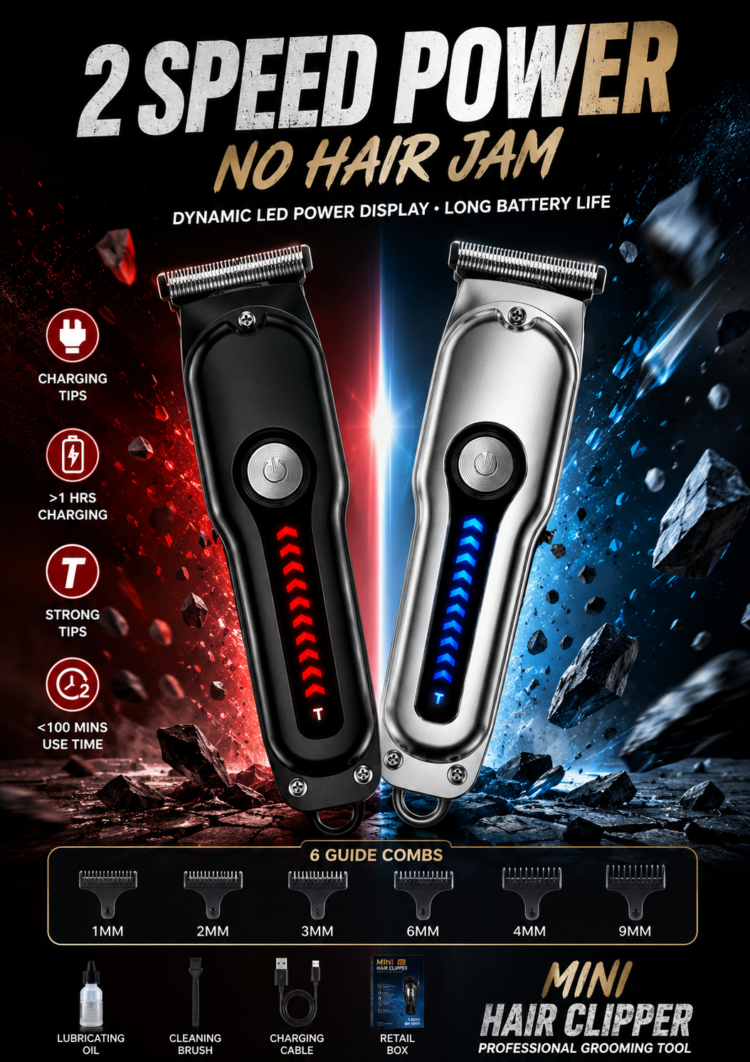 Men'S Grooming Shaver - 2026 Generation-2, Electric Hair Clipper Mini