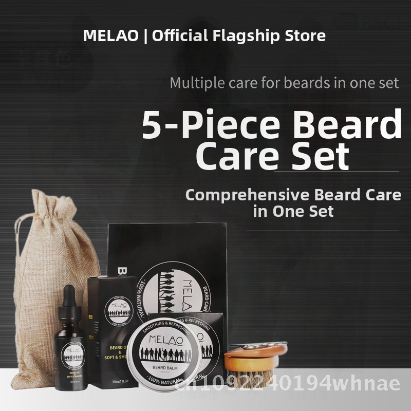 Men'S Grooming Aftershave - Men's Beard Care Kit - 5-Piece