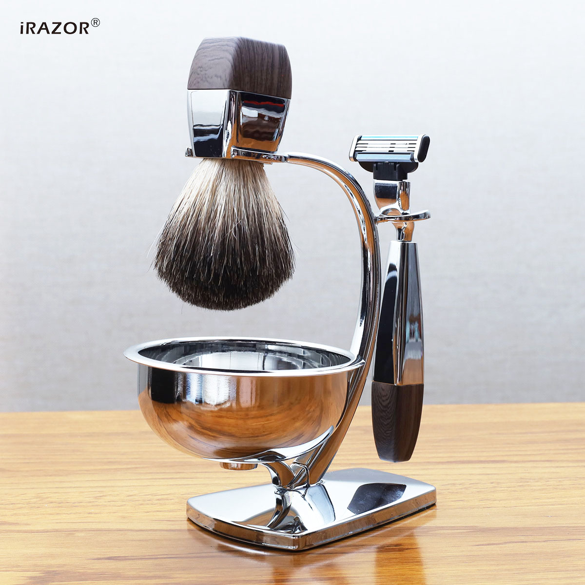 Men'S Grooming Organizer - iRAZOR Professional Wet Shaving Kit for