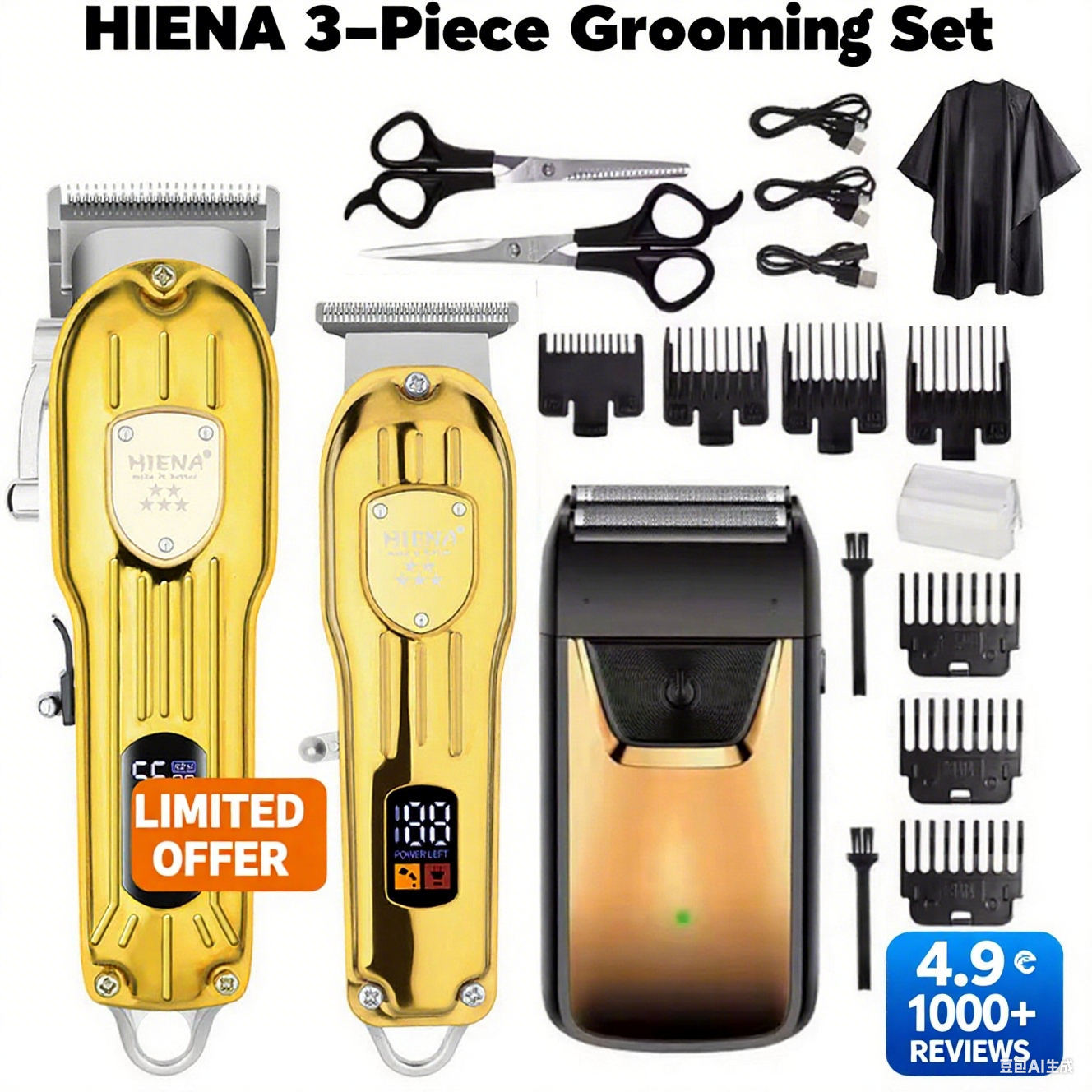 Grooming Men'S Eyebrows - HIENA hair machine 3 in1/1pc Hair