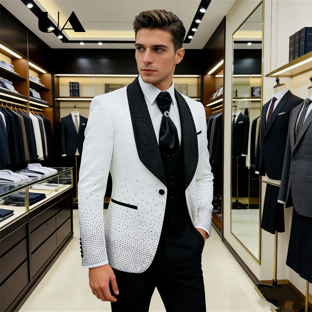 Mens Three Piece Formal Suit ( – Men'S Grooming Pictures recenzja i cena