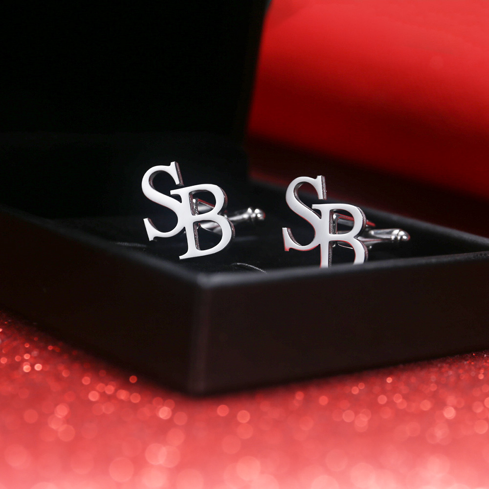 Tangula Custom Initials Cuffli – Men'S Grooming For Wedding recenzja i cena