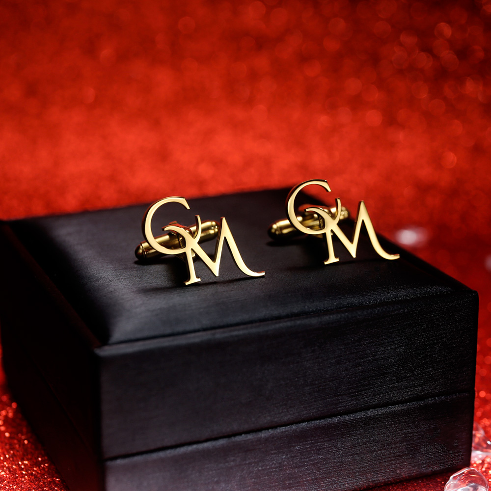 Tangula Custom Initials Cuffli – Men'S Grooming For Wedding recenzja i cena