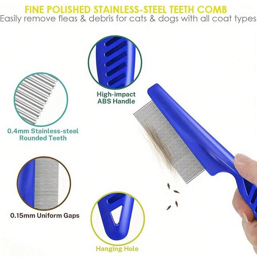 4Pcs/6Pcs Pet Comb Flea Comb F – Comb Fine Tooth recenzja i cena