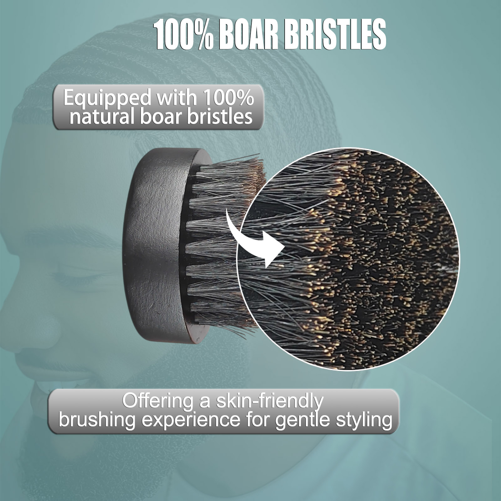 Round Beard Brush for Men – 10 – Men'S Grooming Facial recenzja i cena
