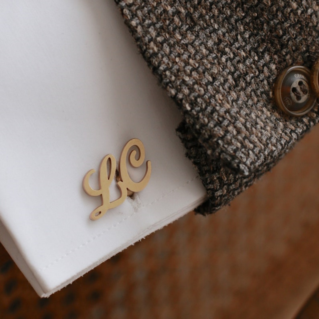 Custom Name Cufflinks for Men  – Men'S Grooming For Wedding recenzja i cena