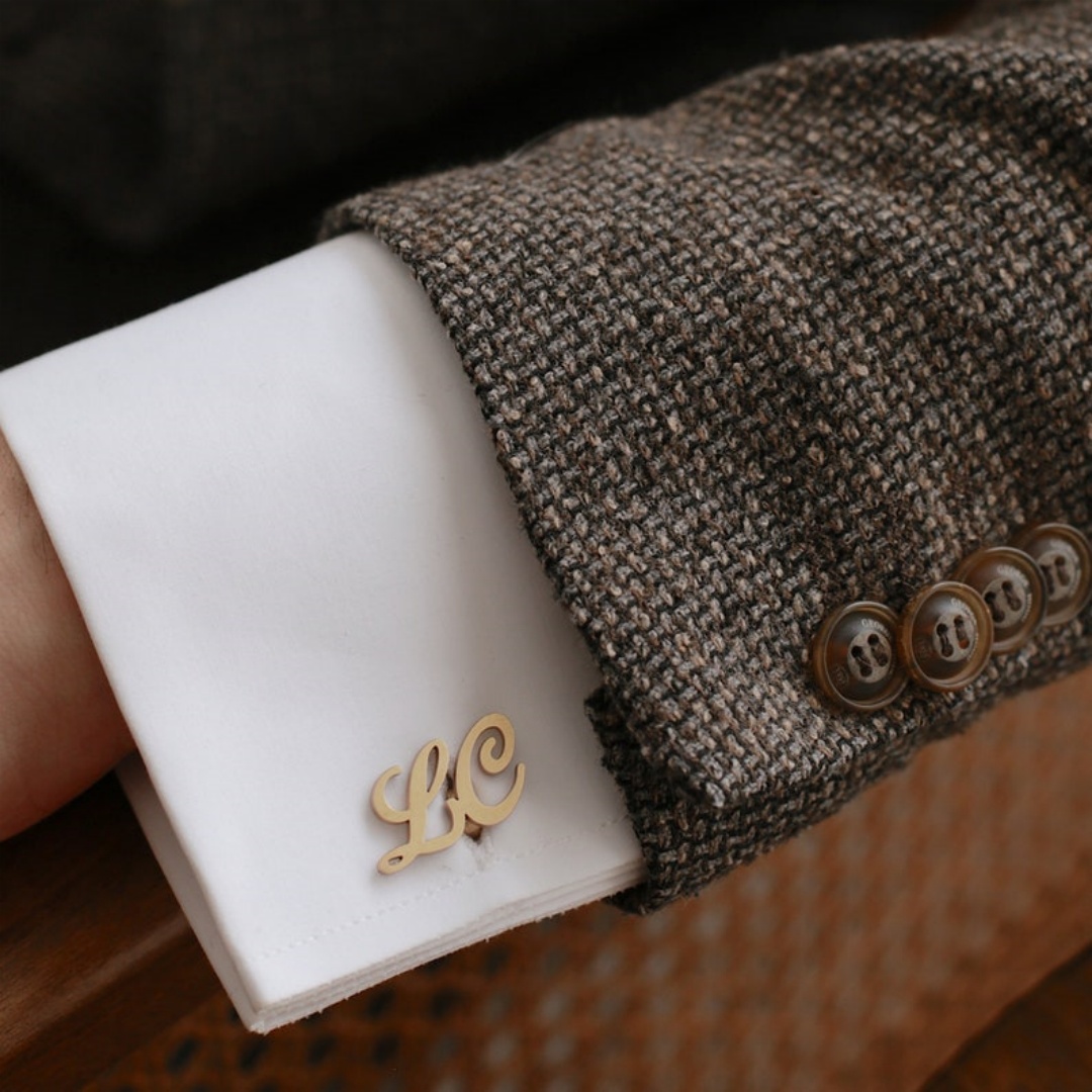 Custom Name Cufflinks for Men  – Men'S Grooming For Wedding recenzja i cena