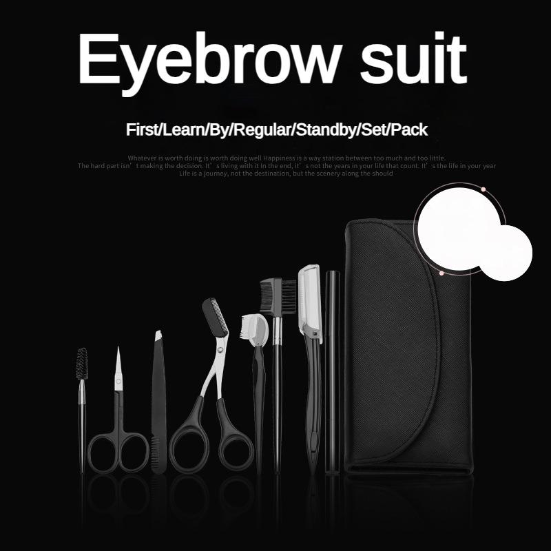 8Pcs eyebrow grooming kit with – Grooming Men'S Eyebrows recenzja i cena