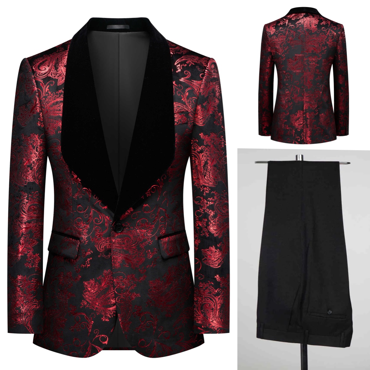 Real Picture Men Suit Jacquard – Men'S Grooming Pictures recenzja i cena