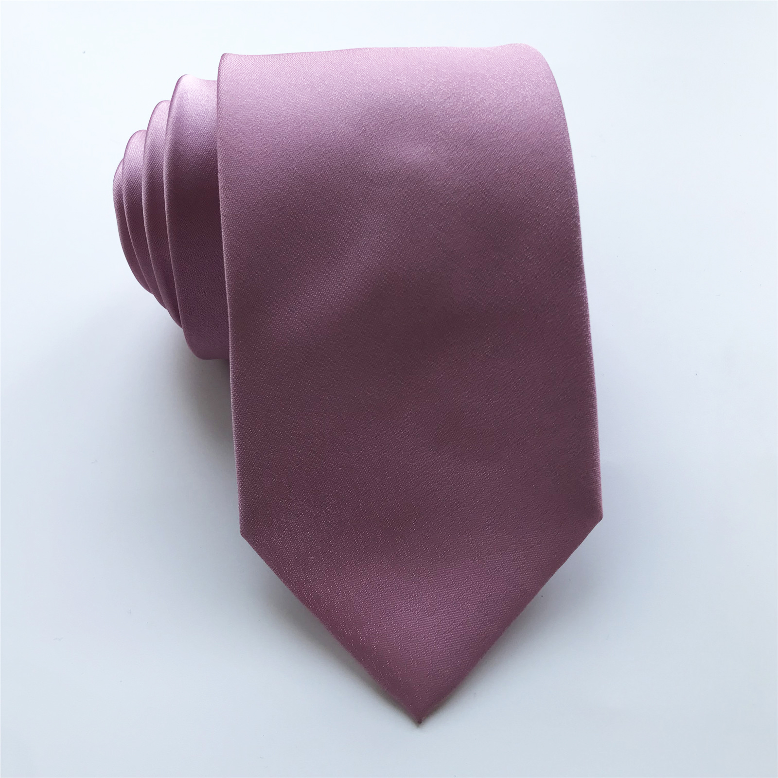 Men's Ties Solid Pink Neck Tie – Men'S Grooming Pictures recenzja i cena