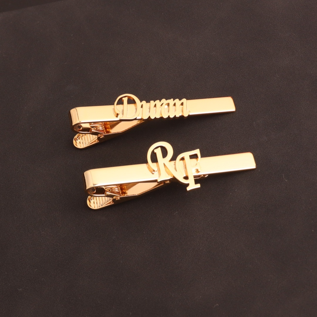 Custom Initial Tie Clip for Gr – Men'S Grooming For Wedding recenzja i cena