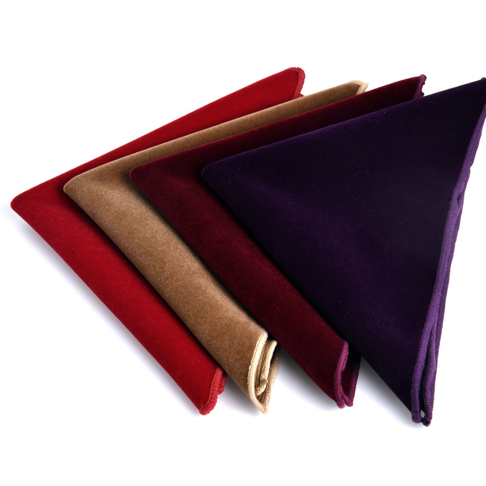 23cm Men's Velvet Pocket Squar – Men'S Grooming For Wedding recenzja i cena