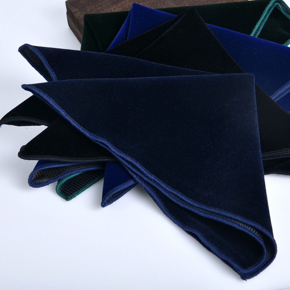 23cm Men's Velvet Pocket Squar – Men'S Grooming For Wedding recenzja i cena