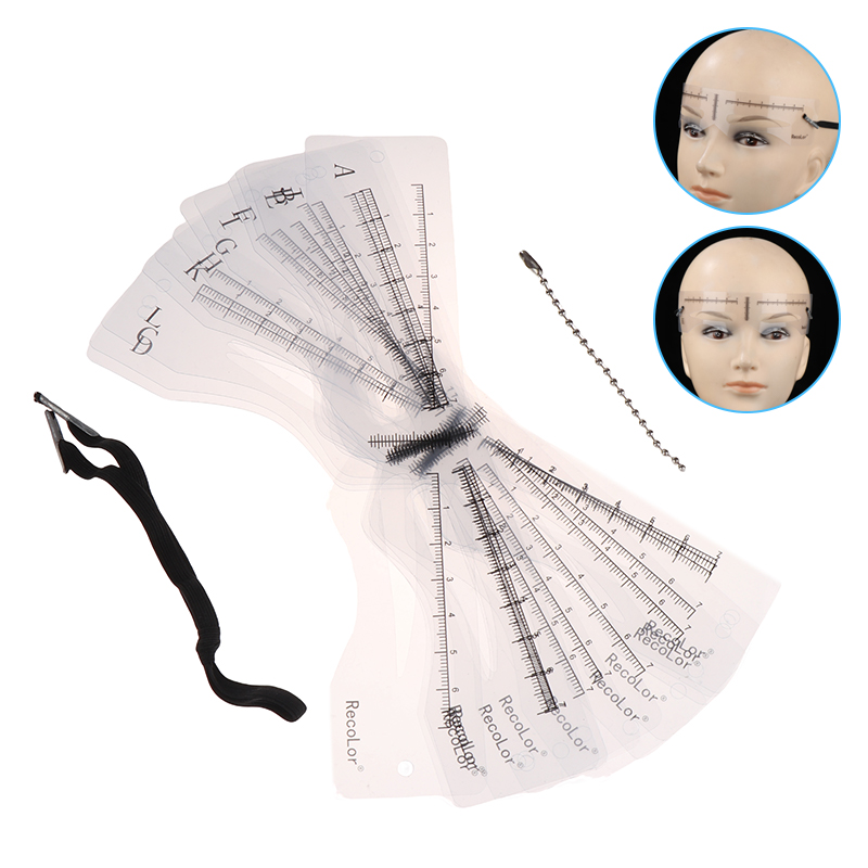 12Pcs Eyebrow Stencil Set Reus – Men'S Grooming Eyebrow Shape recenzja i cena