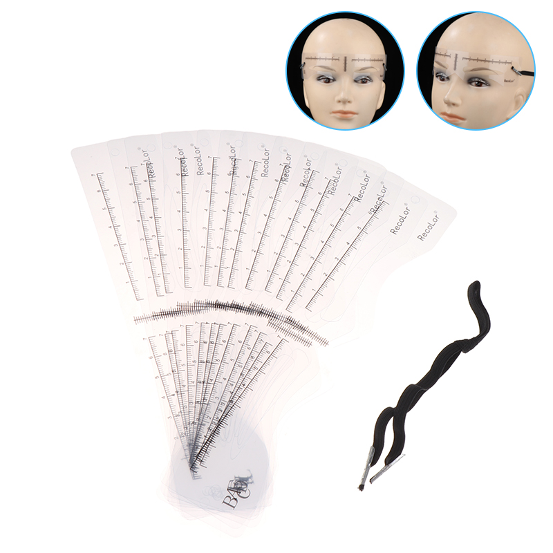 12Pcs Eyebrow Stencil Set Reus – Men'S Grooming Eyebrow Shape recenzja i cena