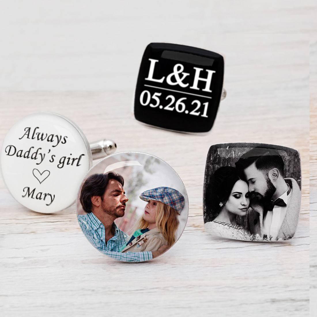 Custom Photo Cufflinks Picture – Men'S Grooming Pictures recenzja i cena