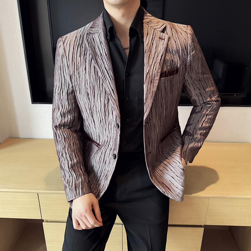 Korean Trend 3D Pleated Suit J – Men'S Grooming Trends recenzja i cena