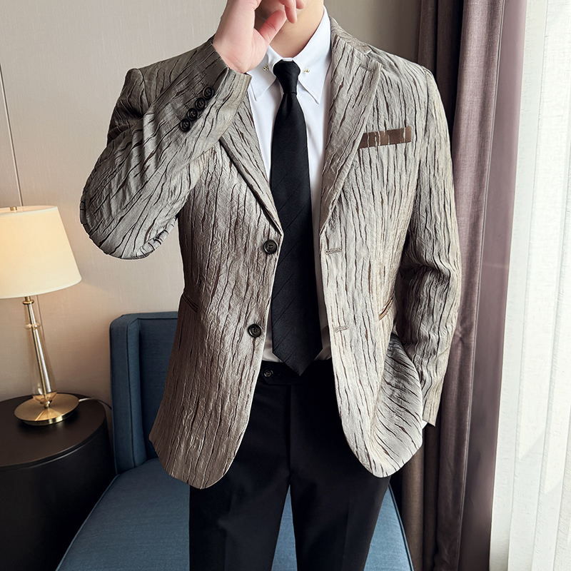 Korean Trend 3D Pleated Suit J – Men'S Grooming Trends recenzja i cena