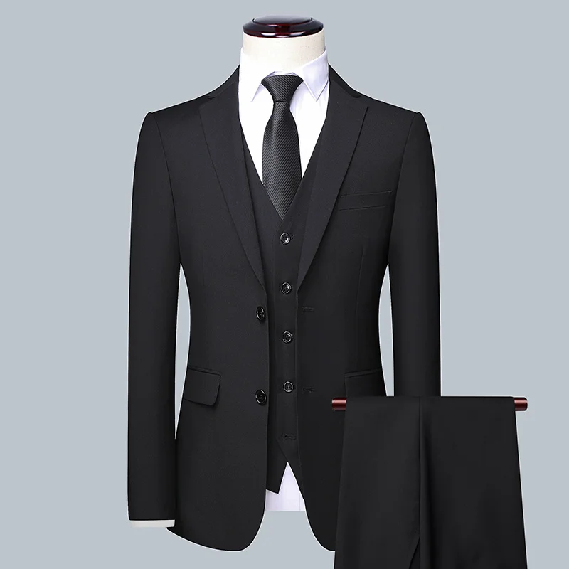 Men's Solid Color Business Sui – Men'S Grooming Trends recenzja i cena