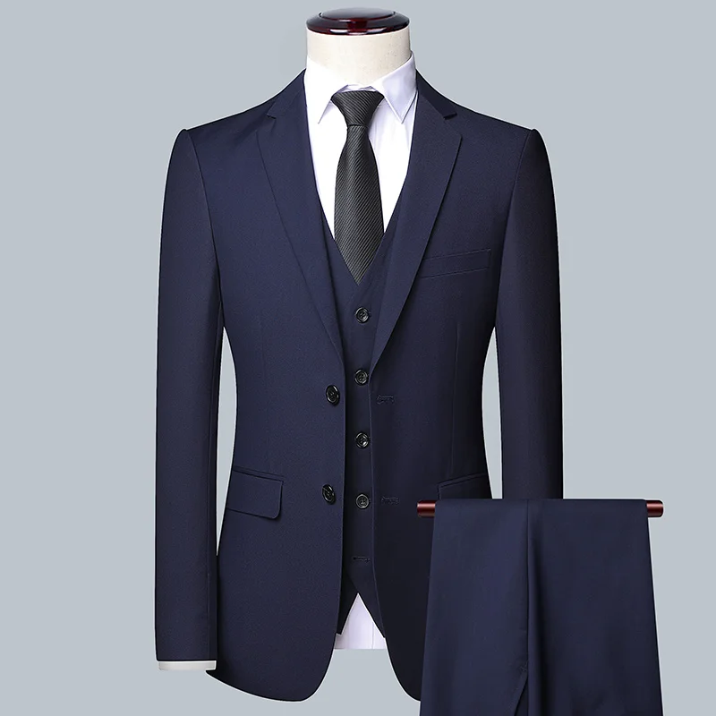 Men's Solid Color Business Sui – Men'S Grooming Trends recenzja i cena