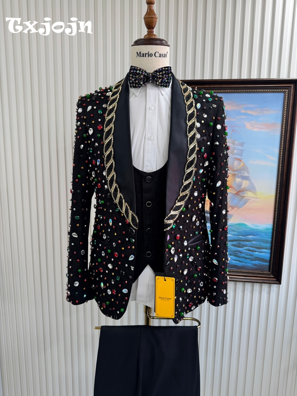 Elegant Crystal Business Suit  – Men'S Grooming Trends recenzja i cena