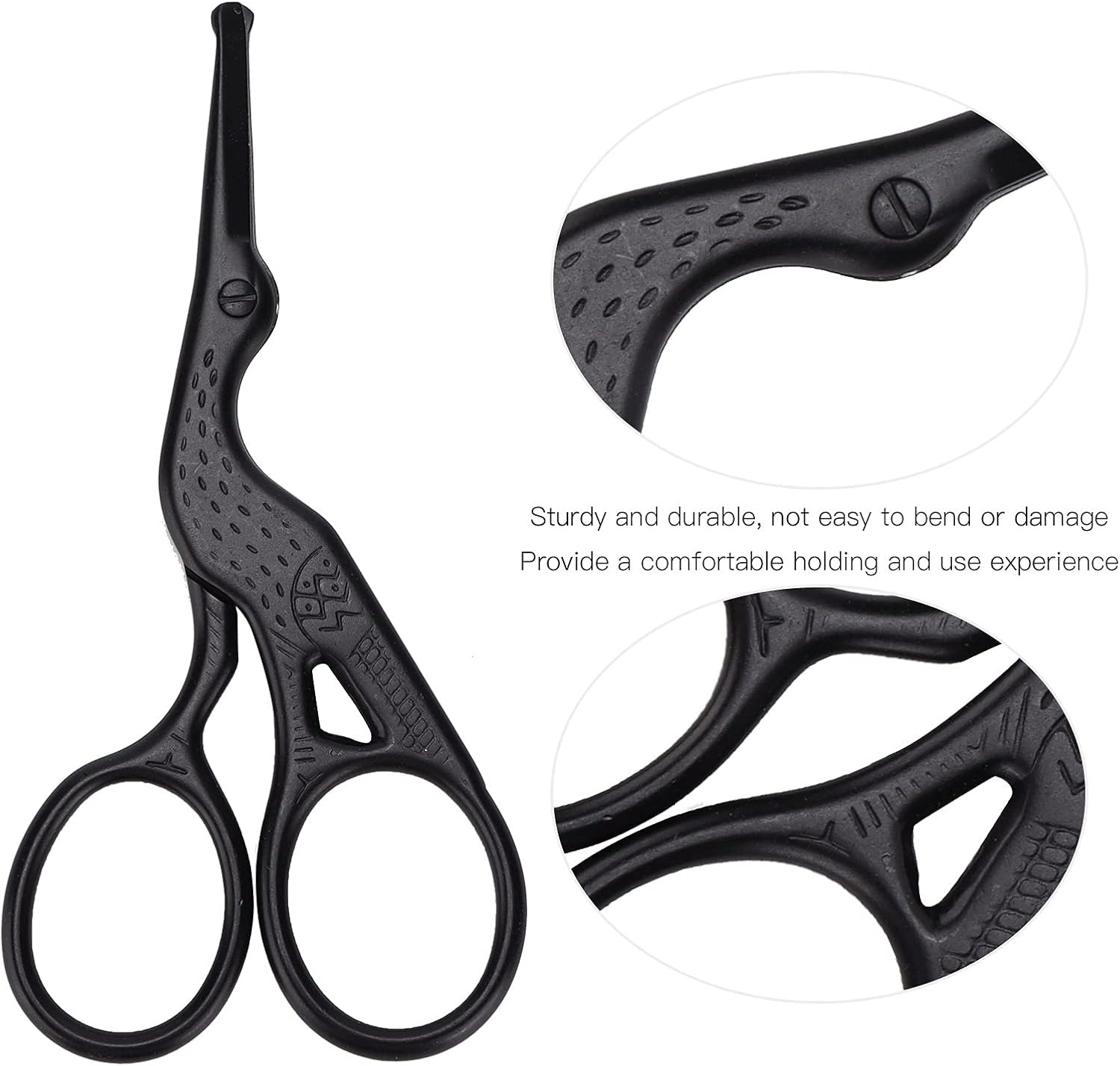 Black Stork Shape Stainless St – Grooming Men'S Eyebrows recenzja i cena