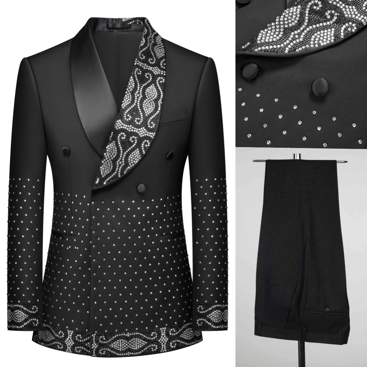 Real Picture Men Suit Crystal  – Men'S Grooming Pictures recenzja i cena