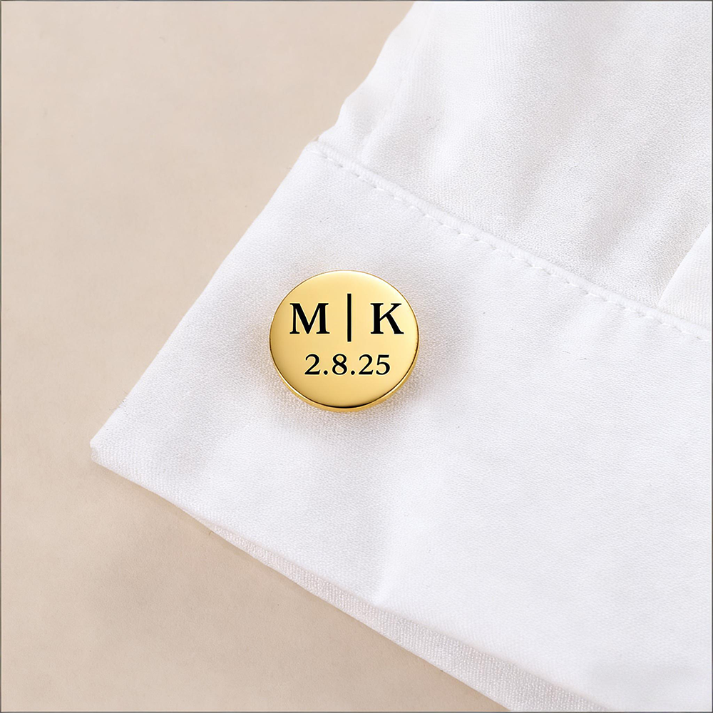 Custom Date Cufflinks Stainles – Men'S Grooming For Wedding recenzja i cena