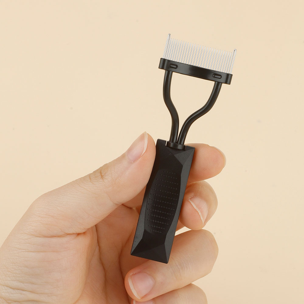 1pcs curved ultra-fine steel t – Comb Fine Tooth recenzja i cena