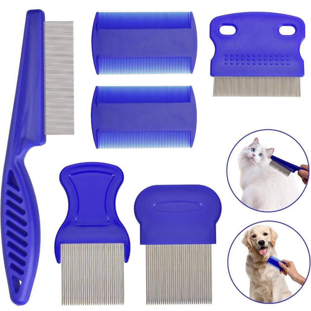 6Pcs/Set ABS Flea Comb Set Fin – Comb Fine Tooth recenzja i cena