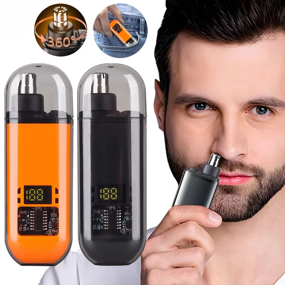 Rechargeable Nose Hair Trimmer – Men'S Grooming Facial recenzja i cena