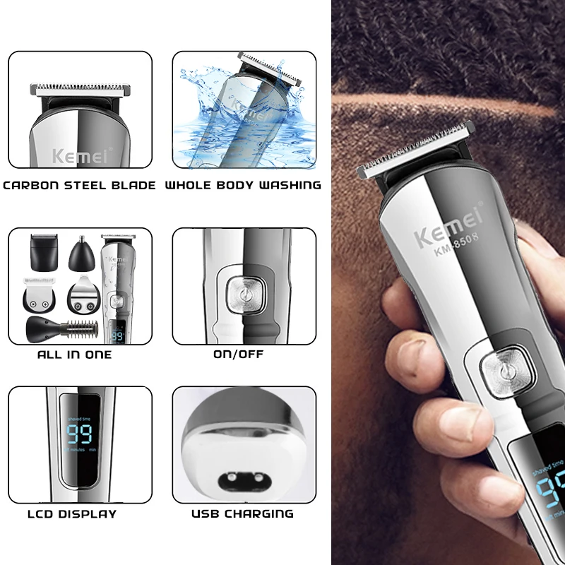Kemei Professional Multifuncti – Men'S Grooming Organizer recenzja i cena