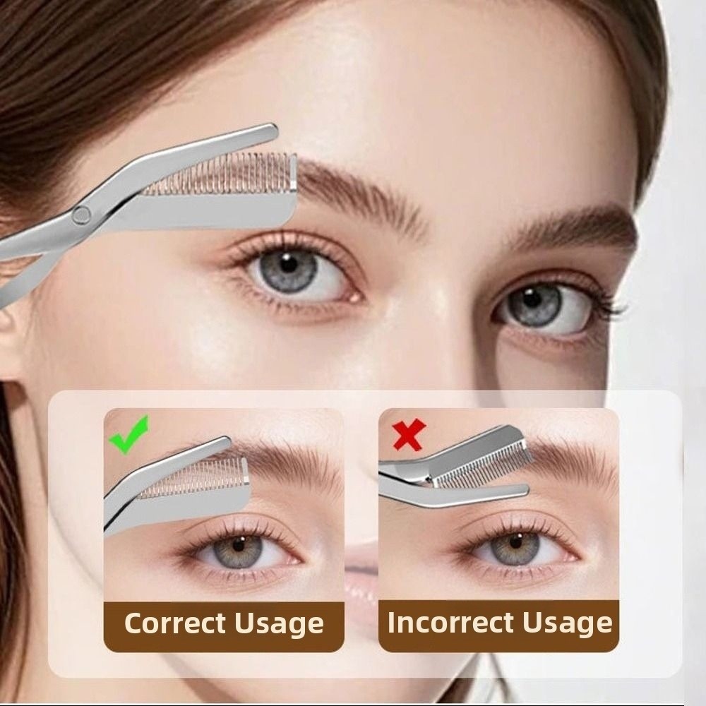 Stainless Steel Eyebrow Scisso – Grooming Men'S Eyebrows recenzja i cena