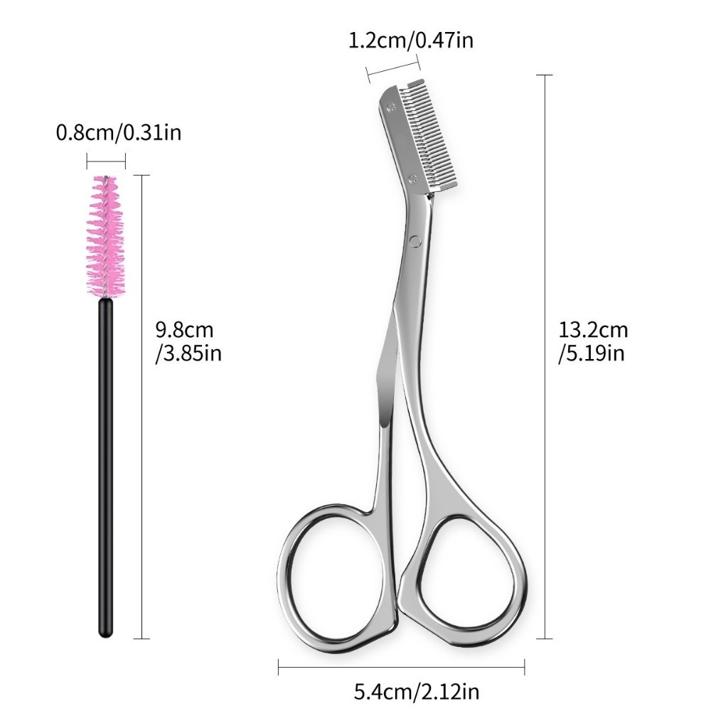 Stainless Steel Eyebrow Scisso – Grooming Men'S Eyebrows recenzja i cena