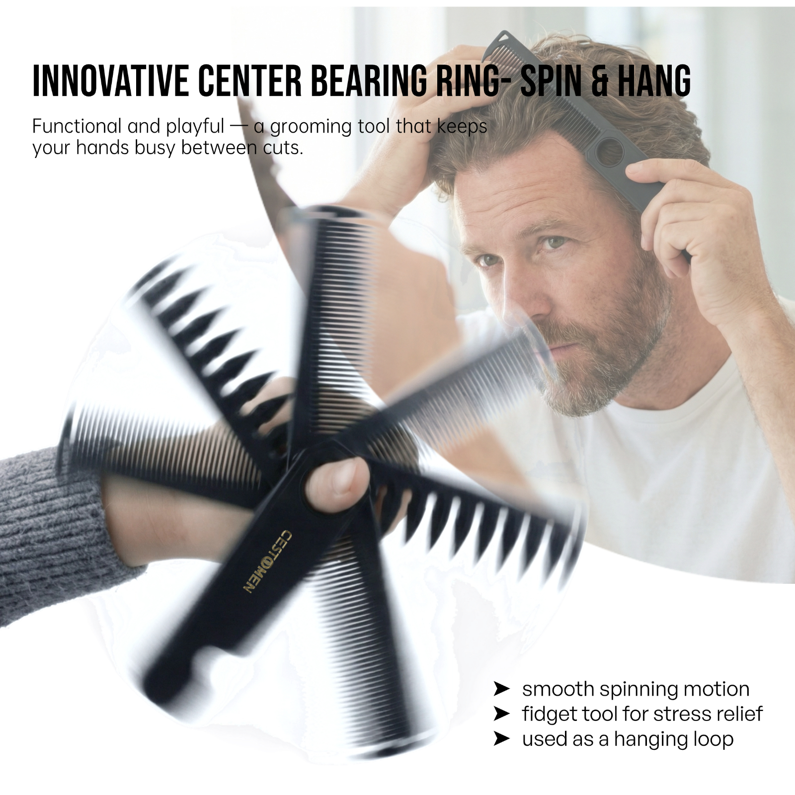 2Pcs Men Grooming Set 2in1 Fol – Men'S Grooming Organizer recenzja i cena
