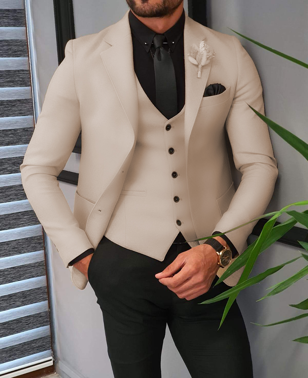 White 2 Piece Pant Coat Shawl  – Men'S Grooming Pictures recenzja i cena