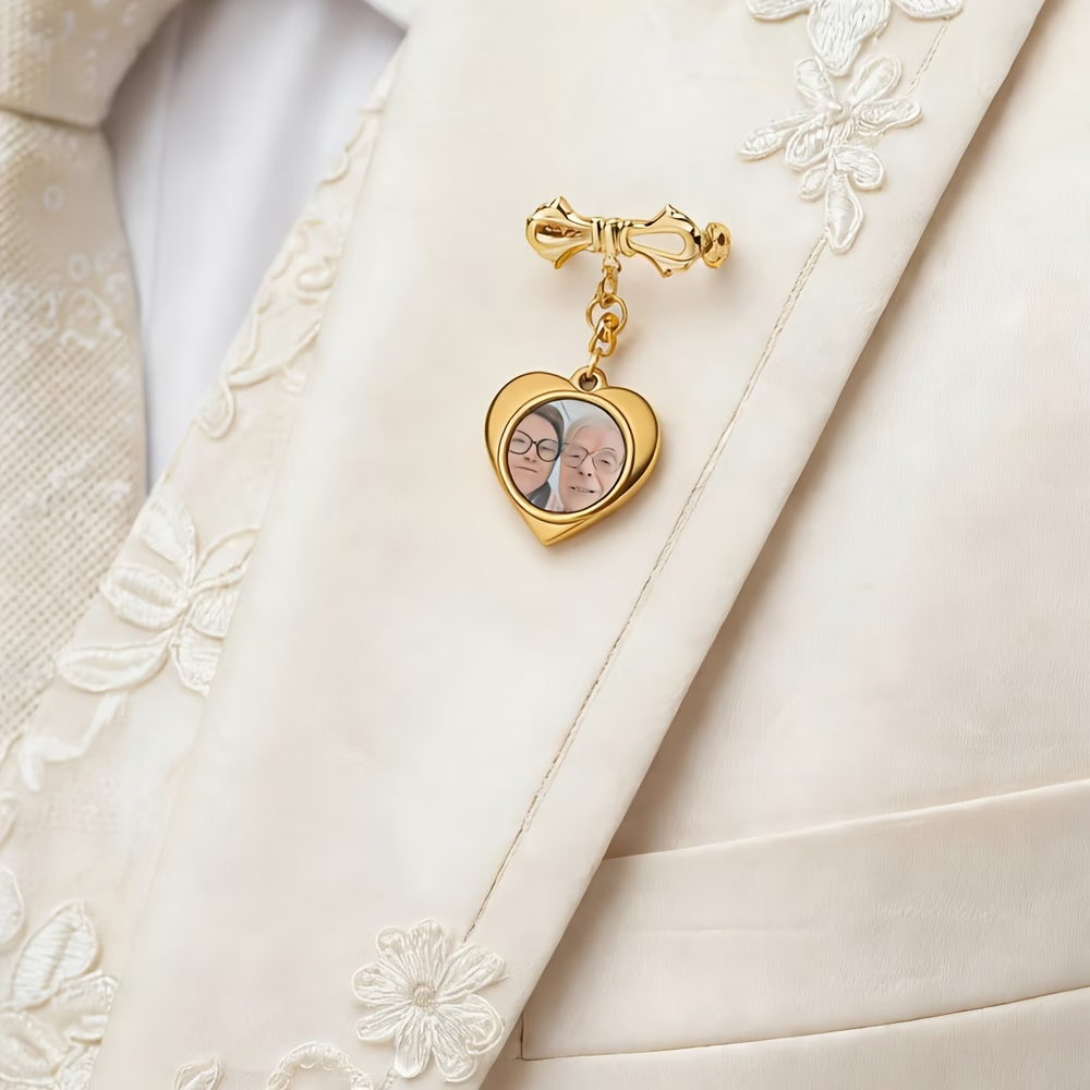 Custom Photo Brooch For Women  – Men'S Grooming Pictures recenzja i cena