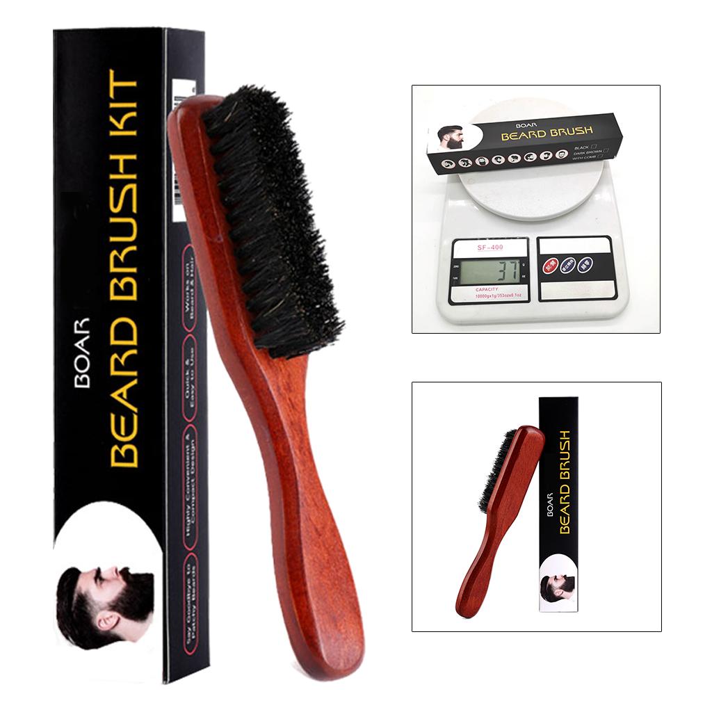 Wooden Beard Brush Long Handle – Men'S Grooming Facial recenzja i cena