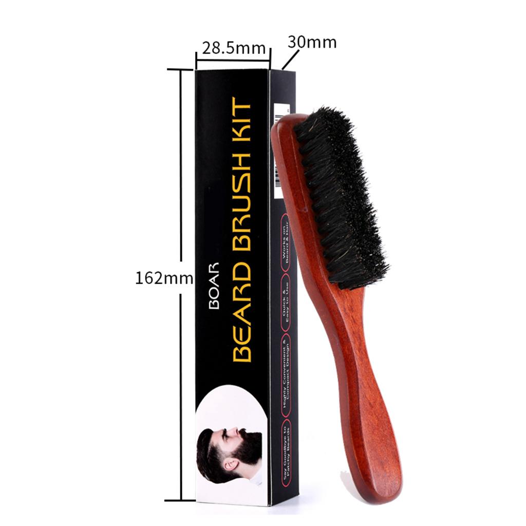 Wooden Beard Brush Long Handle – Men'S Grooming Facial recenzja i cena