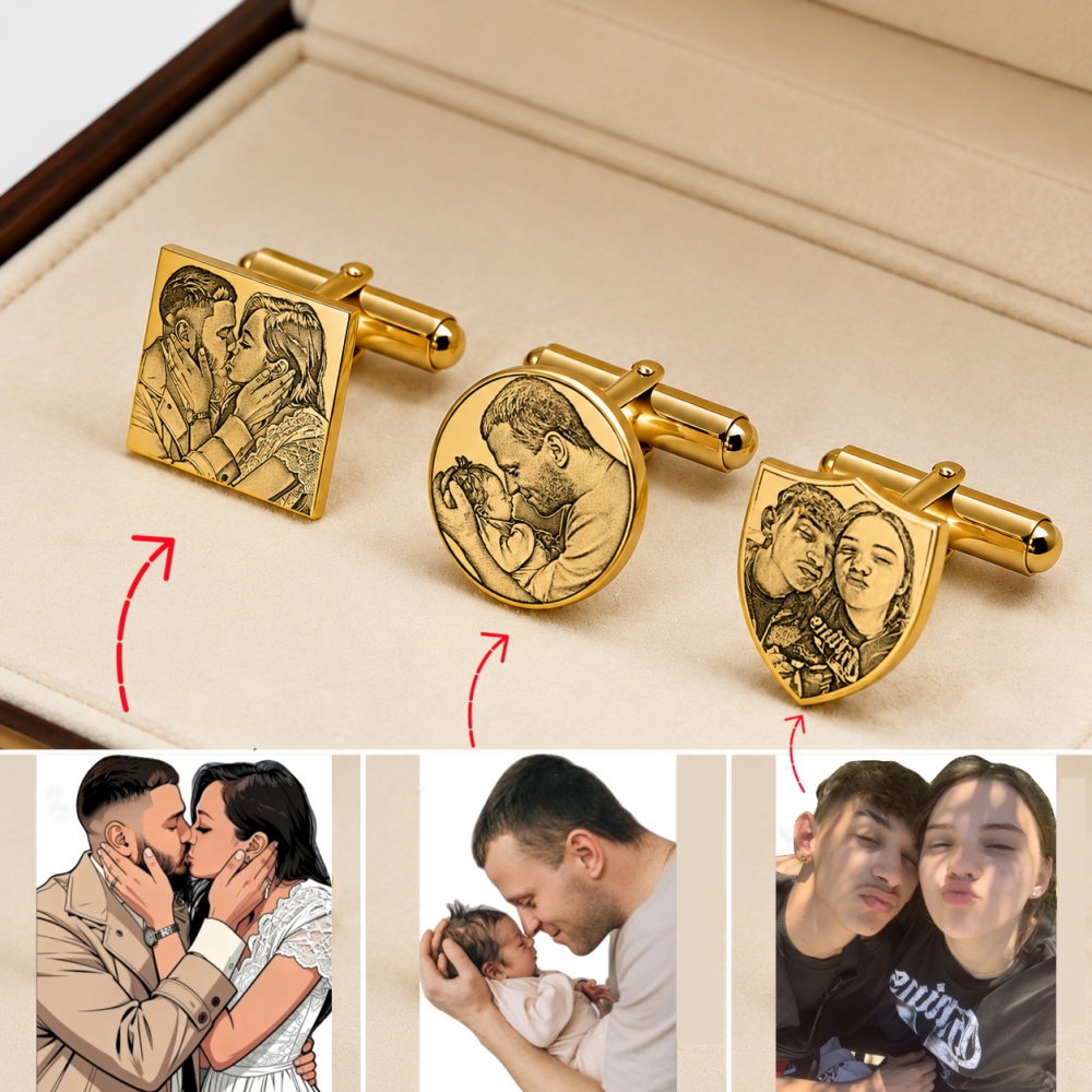 Engraved Customized Photo Pict – Men'S Grooming Pictures recenzja i cena