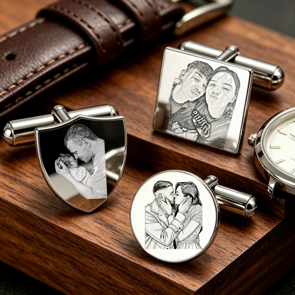 Engraved Customized Photo Pict – Men'S Grooming Pictures recenzja i cena