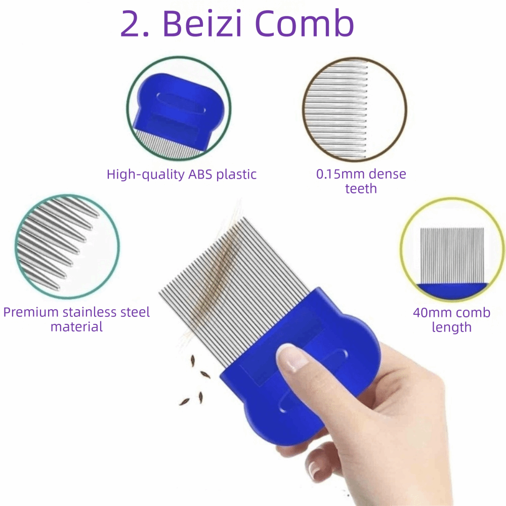 6Pcs/Set ABS Flea Comb Set Fin – Comb Fine Tooth recenzja i cena